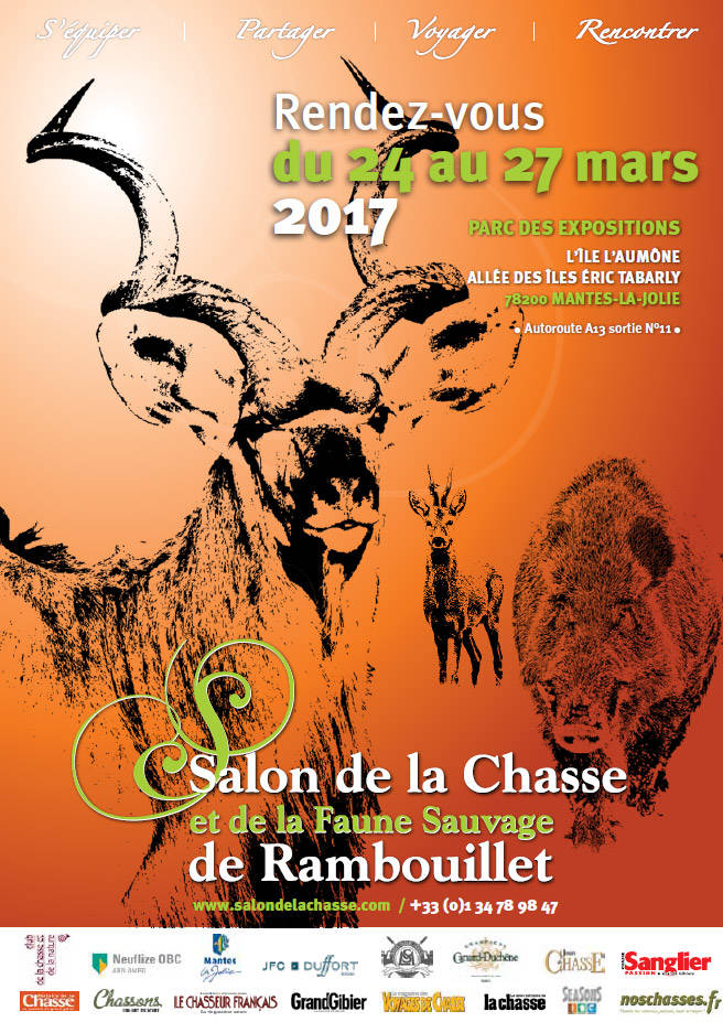 affiche salon chasse rambouillet 2017